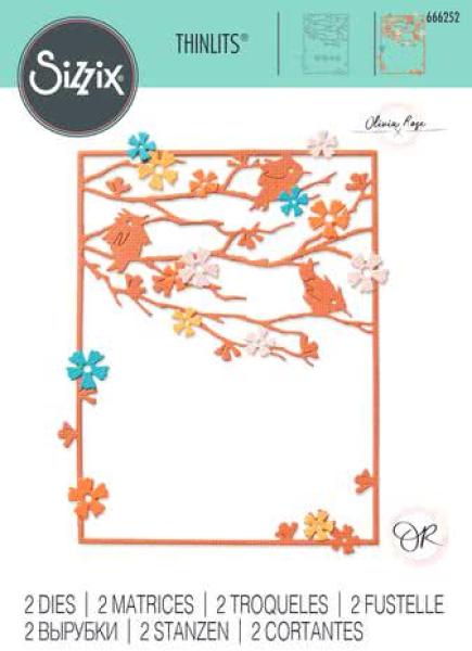 Sizzix, Thinlits Die by Olivia Rose Woodland Cardfront