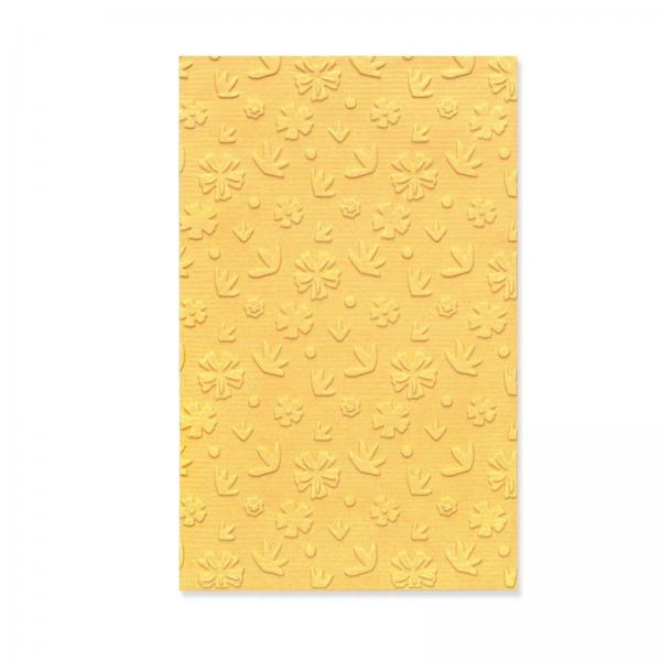 Sizzix • Multi-Level Textured Mini Embossing Folder Scattered Florals