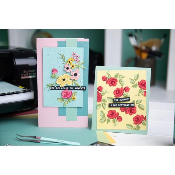 Sizzix • Thinlits Die Set Brushstroke Flowers Mini