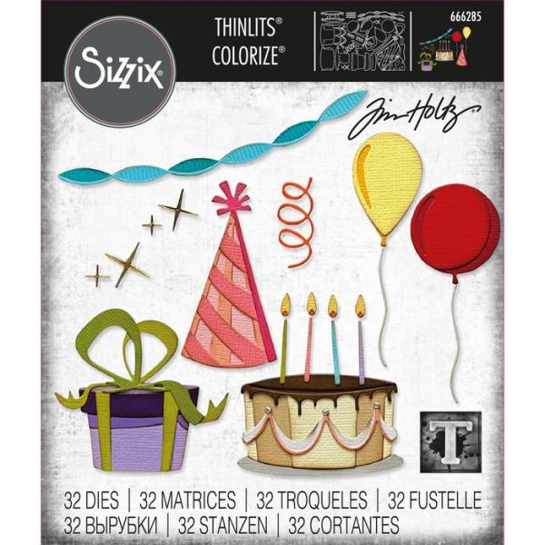 Sizzix • Thinlits Die Set Celebrate Colorize