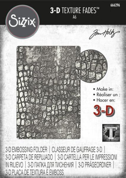Sizzix, 3D Texture Fades by Tim Holtz Reptile
