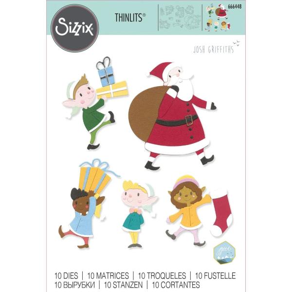 Sizzix • Thinlits Die Santa & Elves