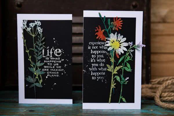 Sizzix, Thinlits Die by Tim Holtz Vault Wildflowers