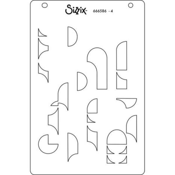 Sizzix, Layered Stencils by Stacey Park Cosmopolitan, Around the Block