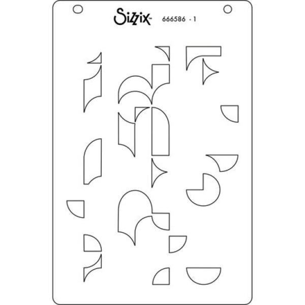 Sizzix, Layered Stencils by Stacey Park Cosmopolitan, Around the Block