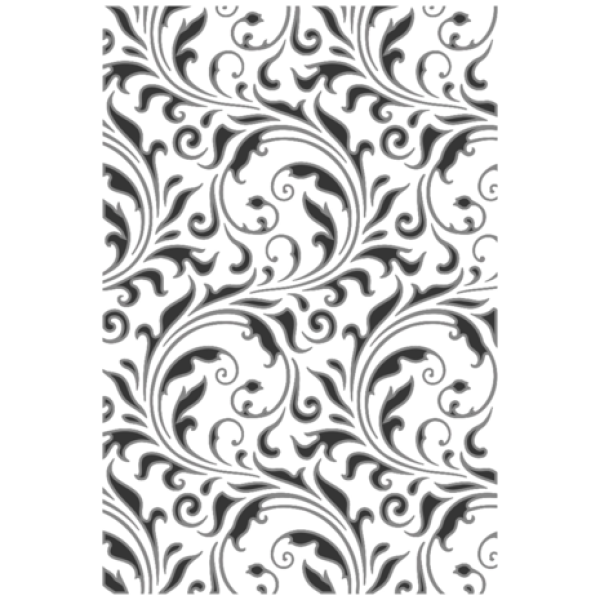 Sizzix, Multi-Level Textured Impressions Vault Flourish