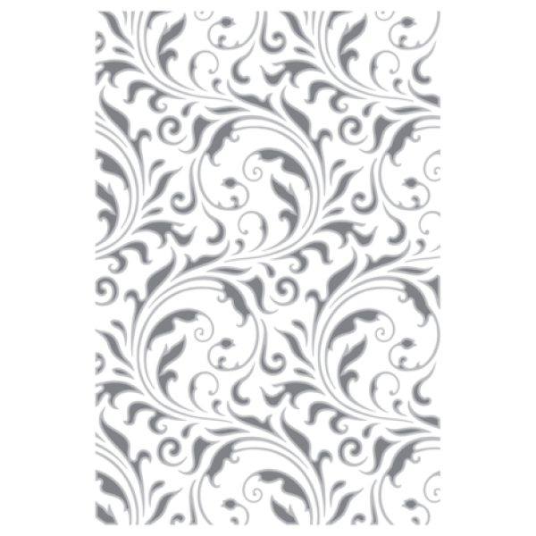 Sizzix, Multi-Level Textured Impressions Vault Flourish