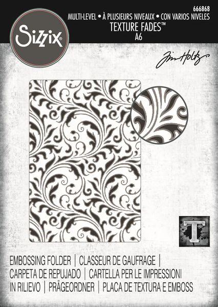 Sizzix, Multi-Level Textured Impressions Vault Flourish