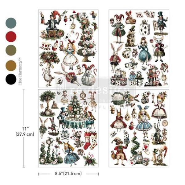 Re-Design with Prima, Whimsical Holiday Dreams Middy Transfers incl. Bonus Bogen