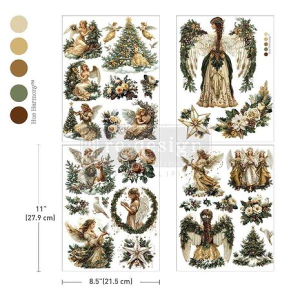 Re-Design with Prima, Heavenly Wings Middy Transfers incl. Bonus Bogen