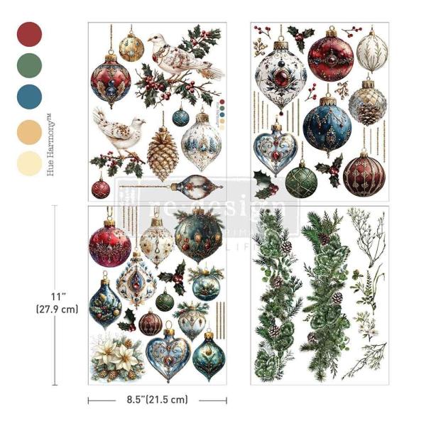 Re-Design with Prima, Gilded Elegance Middy Transfers incl. Bonus Bogen