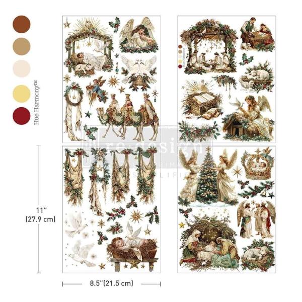 Re-Design with Prima, Sacred Night Collection Middy Transfers incl. Bonus Bogen