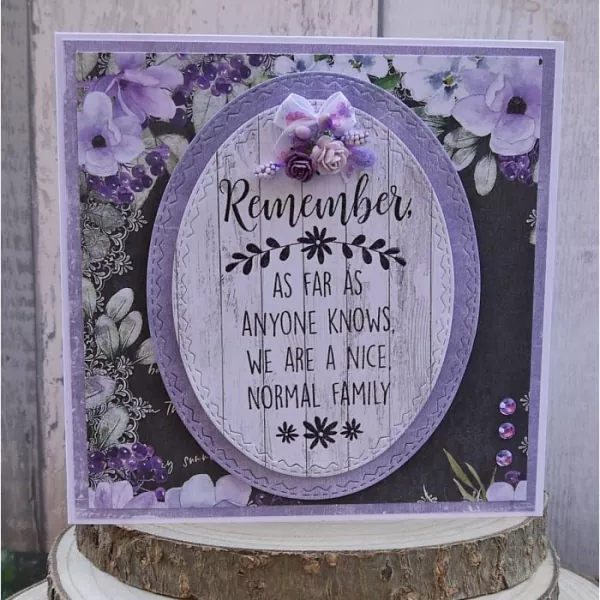 Crafter's Companion Clear Acrylic Stamp - Remember