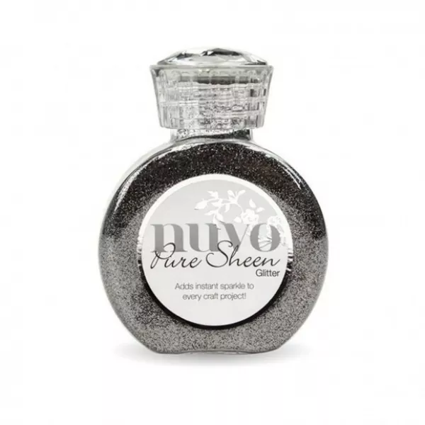 Tonic Studios Nuvo pure sheen glitter 100ml steel grey