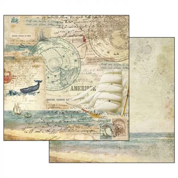 Stamperia, Scrapbook Block Around the World 12x12 Inch Paper Pack