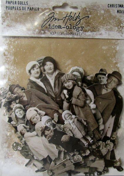 idea-ology, Tim Holtz Christmas Paper Dolls
