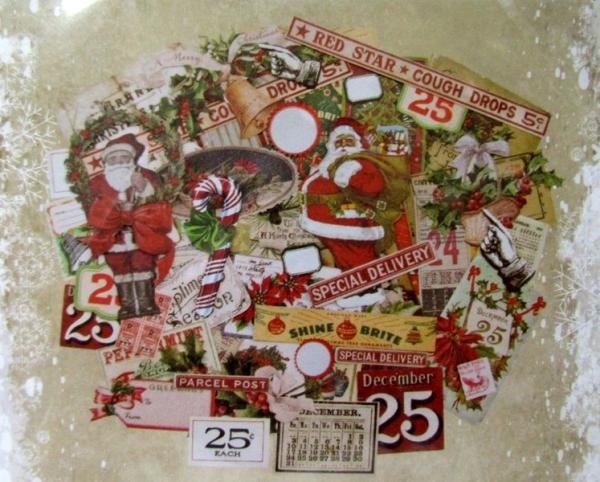 idea-ology, Tim Holtz Ephemera Pack Christmas/Noel