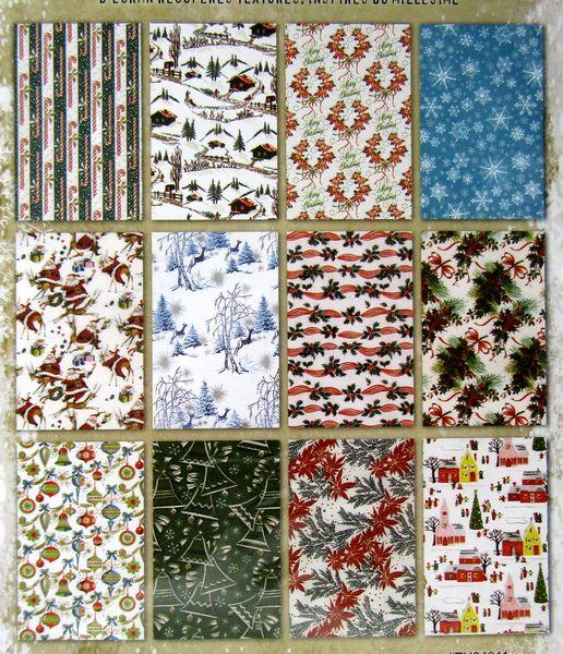 idea-ology, Tim Holtz Worn Wallpaper Christmas / Noel