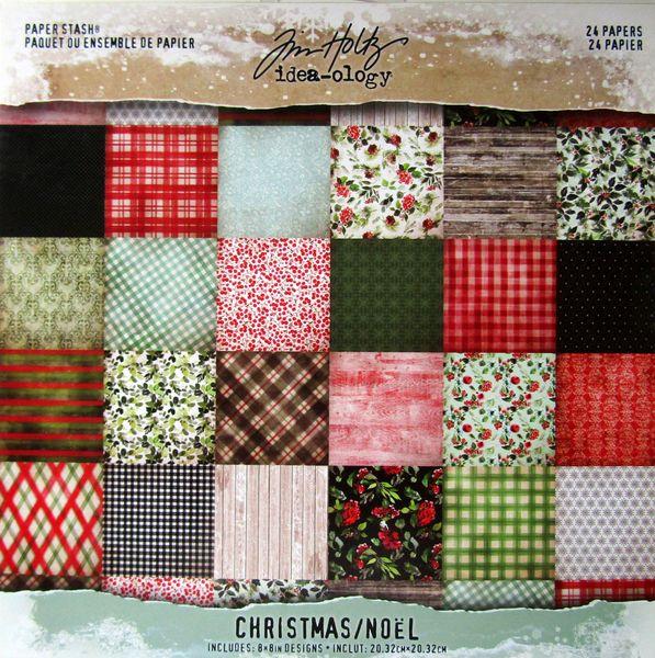idea-ology, Tim Holtz Christmas/Noel 2 Paper Stash