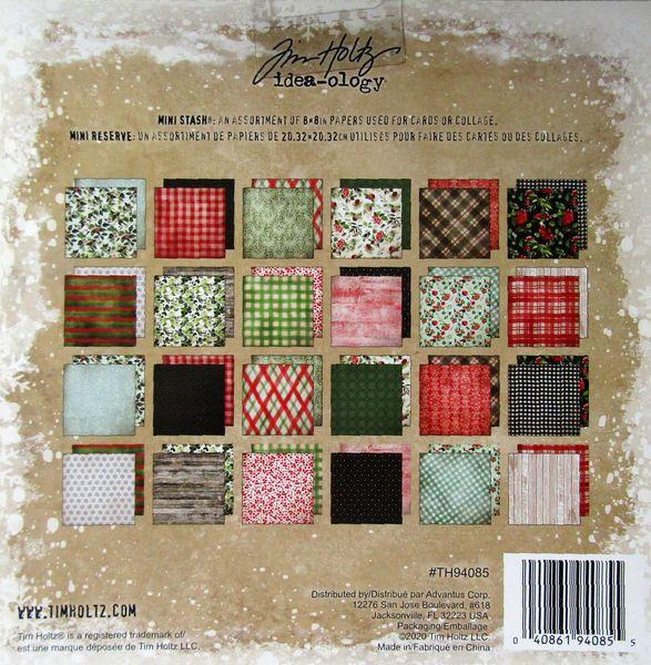 idea-ology, Tim Holtz Christmas/Noel 2 Paper Stash