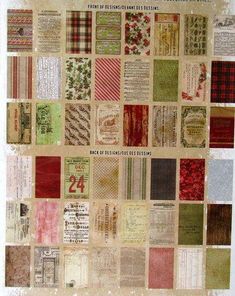idea-ology, Tim Holtz Backdrops Christmas / Noel 2