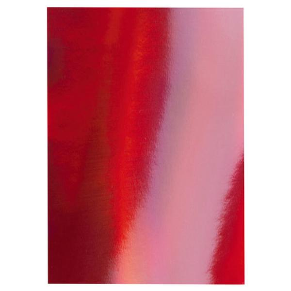 Tonic Studios, Mirror Card A4 Irridescent Fire Stone Red