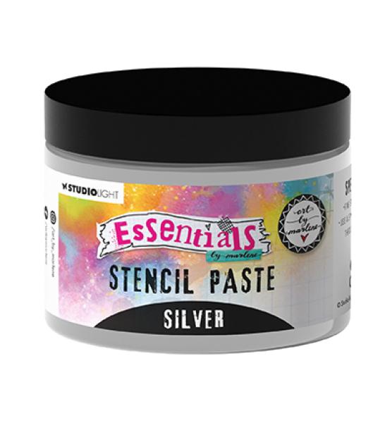 Studiolight • Stencil Paste Silver Metallic Essentials nr.04