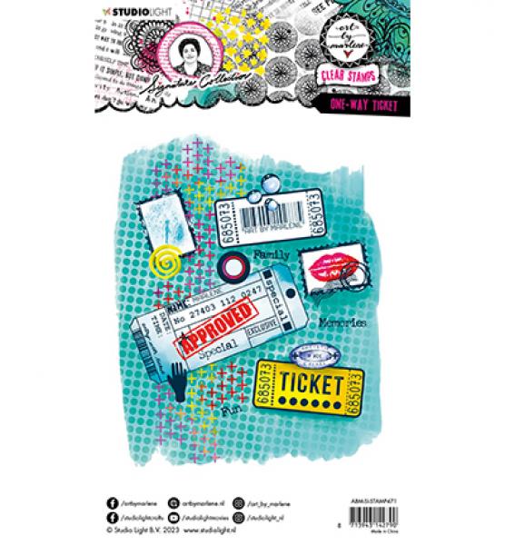 Studiolight • Stamp One-way ticket Signature Collection nr.471