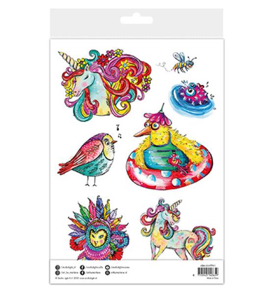 Studiolight, ABM Water Transfer Paper Colorful mix Signature Collection nr.01