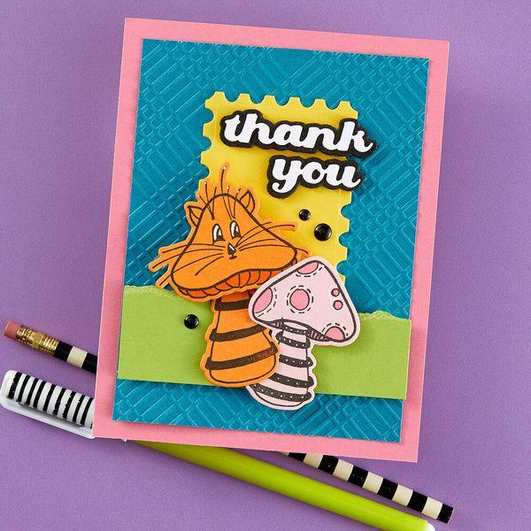 Spellbinders, Toadstool Tales Stamp and Die Bundle by Dyan Reaveley