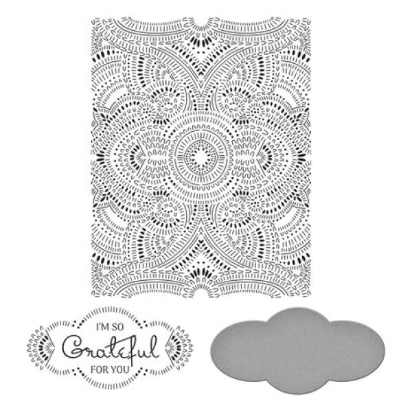Spellbinders, Better Press So Grateful for You Press Plate & Die Set