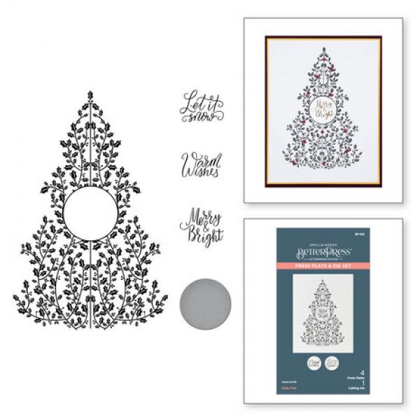 Spellbinders, Holly Tree Press Plate & Die Set