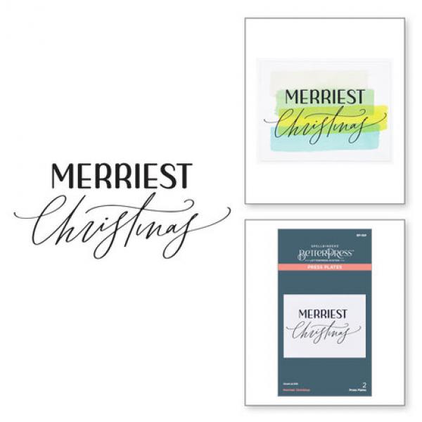 Spellbinders, Merriest Christmas Press Plate