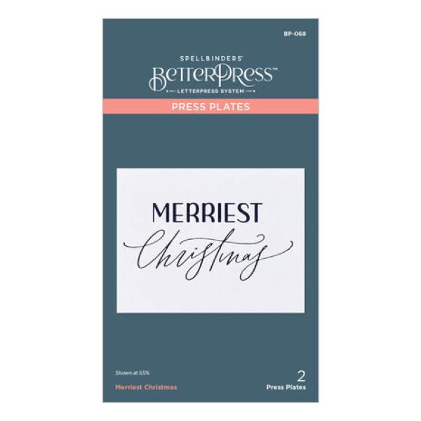 Spellbinders, Merriest Christmas Press Plate