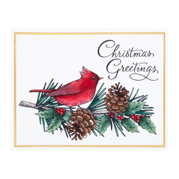 Spellbinders, Christmas Greetings Press Plate