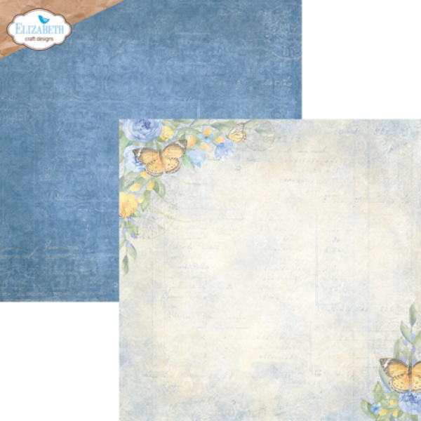 Elisabeth Craft Designs, Evening Rose 12x12 Inch Patterned Cardstock Paper