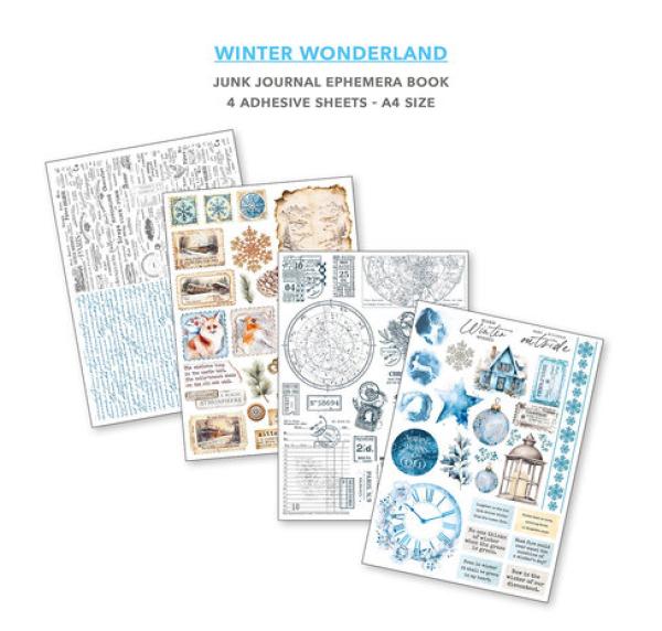 Ciao Bella, Winter Wonderland A4 Junk Journal Ephemera Book