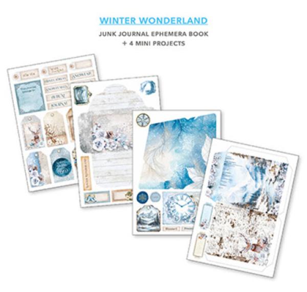 Ciao Bella, Winter Wonderland A4 Junk Journal Ephemera Book