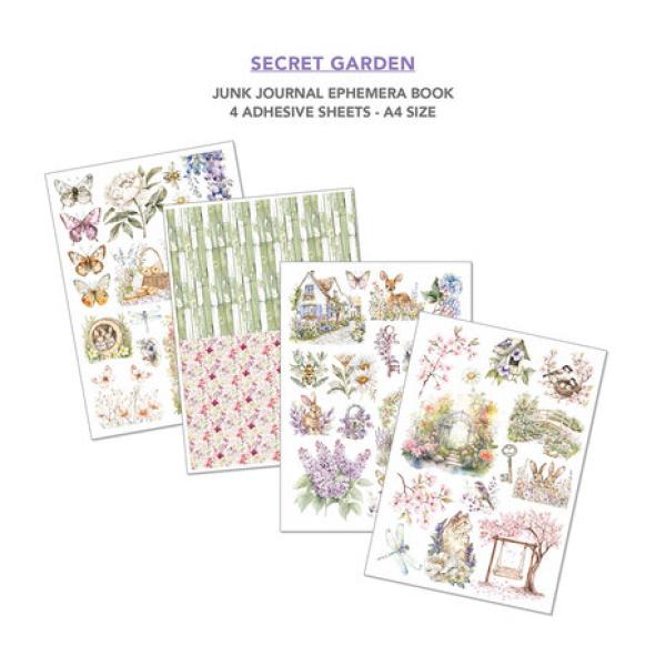 Ciao Bella, Secret Garden A4 Junk Journal Ephemera Book