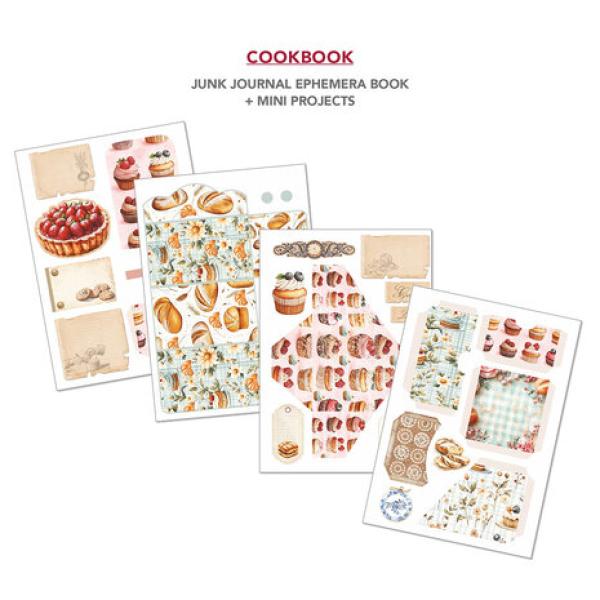 Ciao Bella, Cookbook A4 Junk Journal Ephemera Book