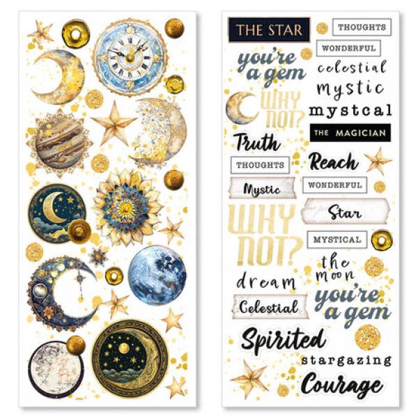 Ciao Bella, Celestial Transparent Adhesive Sheets