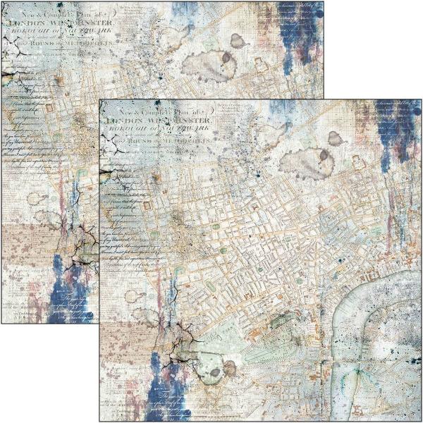 Ciao Bella, London's Calling Pad 12x12 12/Pkg +1 Free deluxe sheet
