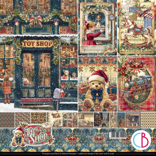 Ciao Bella, Toy Shop 12x12 Inch Paper Pad, Scrapbook