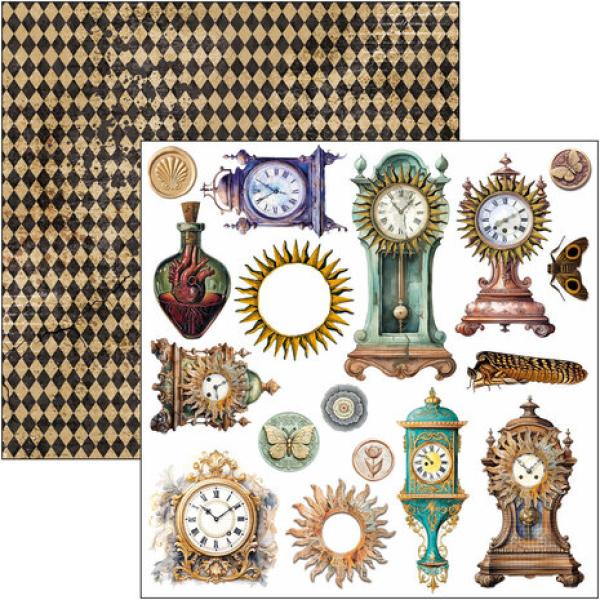 Ciao Bella, Cabinet of Curiosities 6x6 Inch Fussy Cut Pad