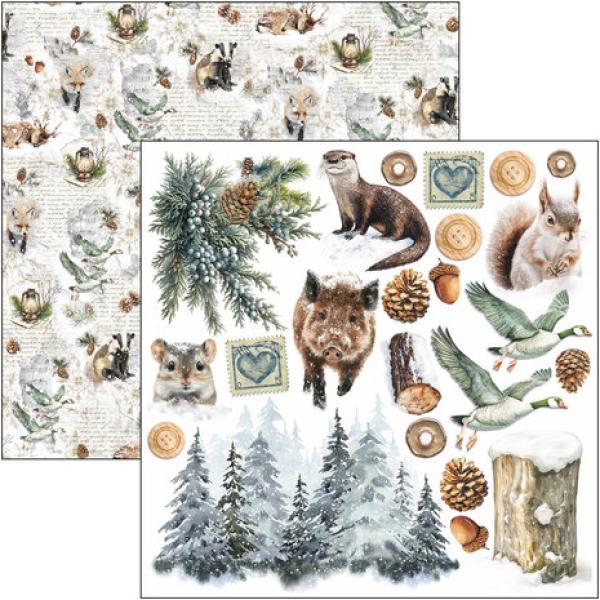 Ciao Bella, Forest Tales 6x6 Inch Fussy Cut Pad