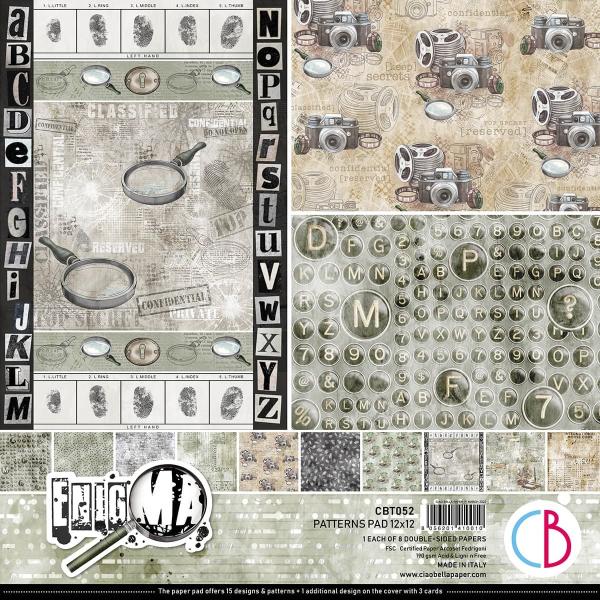 Ciao Bella, Enigma Patterns Pad 12"x12"