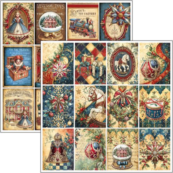 Ciao Bella, Toy Shop 12x12 Inch Patterns Pad, Scrapbook