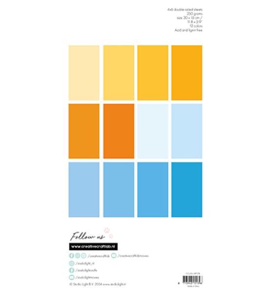 CraftLab• Paper Pad Yellow & blue Essentials nr.178