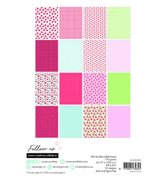 CraftLab • Paper Pad Fruity garden Friendz nr.81