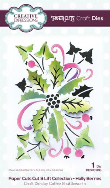 Creative Expressions, Cathie Shuttleworth Paper Cuts Cut & Lift Berries
